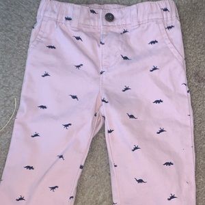 Carters pink Dino pants